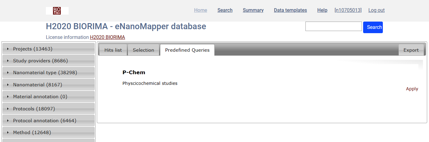 predefined queries